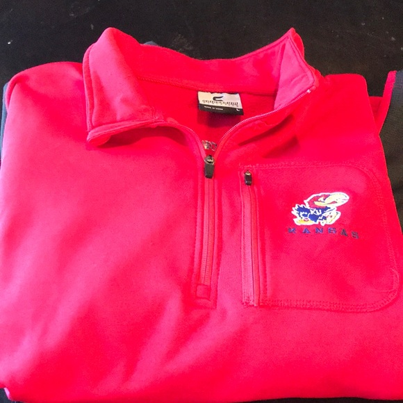 Women’s Large Kansas U 1/4 Zip Performance Shirt - Picture 8 of 8